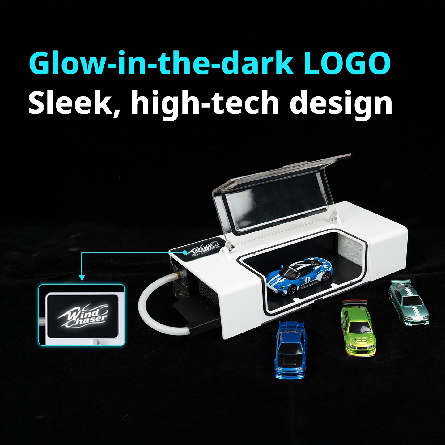 WIND CHASER Desktop Wind Tunnel Model 1:64 Car Model Wind Tunnel Wind Tunnel Simulator